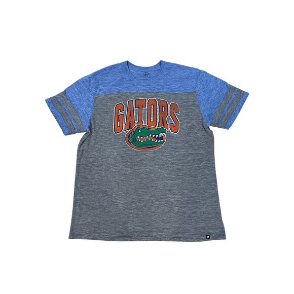 University Of Florida Gators GRIT '47 Scrum Tee Shirt Gray/Blue Men’s Size 2XL - Picture 1 of 6